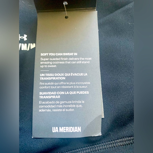 ♠️ UA Under Armour Women’s Fitted High Rise Meridian Ankle Leggings Size M - Picture 2 of 9